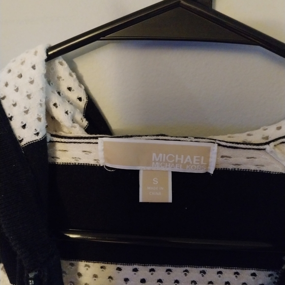 Michael Kors knitted hoodie front zipper - Picture 2 of 2